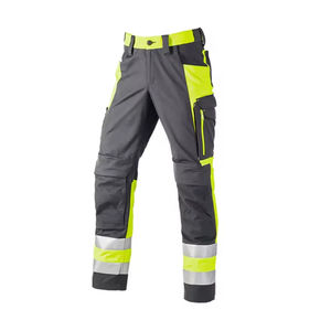 2025 personnalisé votre propre marque pas cher prix pantalon de sécurité travail Polyester coton pantalon de sécurité réfléchissant travail pour hommes - Product Image 6