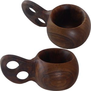 ถ้วยไม้ธรรมชาติแก้วกาแฟทำจากไม้พุทราญี่ปุ่นงานแฮนด์เมดขนาดเล็กใช้ในบ้านงานแต่งงานคาเฟ่ - Product Image 4
