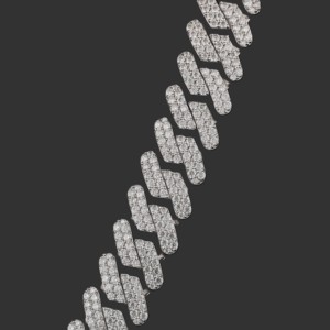 925 <b>Silver</b> VVS Diamond Iced Custom Link <b>Chain</b> <b>for</b> Men and <b>Women</b> Premium Quality Hip Hop Wedding Necklaces <b>for</b> Gift - Product Image 5