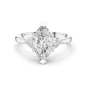 Anillo de Diamantes CVD de Laboratorio de 1.3 CT, VVS-VS EF, para Mujer, Elegante, en Oro de 18K, 14K, 10K y Plata 925, Oro Rosa, Amarillo y Blanco - Product Image 2