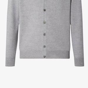 Direct Sale Best Style <b>Women</b> Winter Casual <b>Cardigans</b> Solid Color Custom Design 100% Cotton Button Detail - Product Image 3