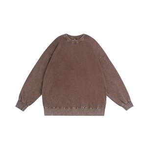 Sweat-shirt à capuche zippé ample et court de luxe, tendance, de marque, pour l'hiver, avec broderie personnalisée et impression en relief - Product Image 3