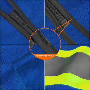 Chaleco de Seguridad de Alta Visibilidad para Trabajadores, Logotipo Personalizado, Certificado CE/UE, Tejido de Algodón/Nailon/Poliéster, OEM, Cargado por Dress Sports - Product Image 5