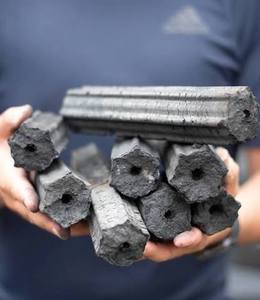 Charbon à chicha noir de qualité supérieure en forme de briquettes, fabriqué à partir de coquilles de noix de coco 100% naturelles, qualité supérieure pour barbecue - Product Image 2
