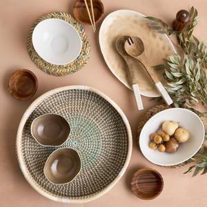 ถาดจัดระเบียบจากหญ้าทะเลสุดหรู ถาดเก็บของสานจากหญ้าทะเลขายดีที่สุด ภาชนะจากฟางธรรมชาติ - Product Image 5