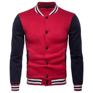 แจ็คเก็ตเบสบอลสไตล์วาร์ซิตี้แบบยูนิเซ็กซ์ ดีไซน์ใหม่แบบ Letterman สำหรับมหาวิทยาลัยและวิทยาลัย  แฟชั่นฤดูหนาวสำหรับมหาวิทยาลัย - Product Image 4