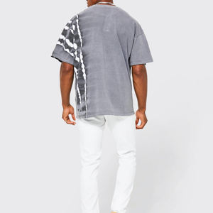 เสื้อยืดผ้าฝ้าย100% สำหรับผู้ชายเสื้อยืดโอเวอร์ไซส์พิมพ์ลาย300gsm - Product Image 4