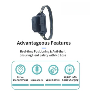 Âm thanh cảnh báo động vật Tracker 4G gia súc bò cừu định vị cổ áo động vật Tracker <span class=keywords><strong>GPS</strong></span>, Bò sữa <span class=keywords><strong>GPS</strong></span> Tracker - Product Image 2