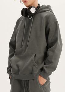 เสื้อกันหนาวมีฮู้ดสำหรับผู้ชาย, ผ้าฝ้าย100% ผสมมีฮู้ดพื้นฐานพื้นฐานการปัก3D ออกกำลังกายในฤดูหนาว - Product Image 2