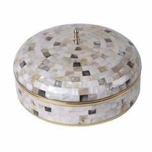 Casseroles en bois de luxe de style arabe en gros Hotpot fait à la main avec des prix bon marché Hotpot en métal inclus rond - Product Image 6