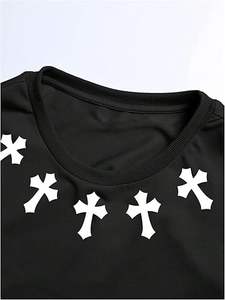 2025 t-shirts graphiques personnalisés légers 100% coton T-shirts pour Streetwear & Fashion Logo privé et image de marque - Product Image 3