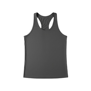 Men Grey Racerback Tank Top Ultralight Sleeveless Gym Workout <b>Running</b> Fitness <b>Singlet</b> Training Vest OEM Wholesale Price - Product Image 1