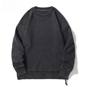 Sudaderas de Cuello Redondo para Hombre, OEM 430G, Diseño Personalizado, Algodón, Unisex, con Logotipo Personalizado, Bordado, Talla Grande, Lisas, Lavadas - Product Image 3