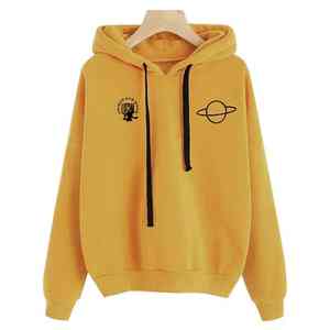 UNIQUE GYM WEAR Sudadera con Capucha Personalizada para Mujer, Chaqueta de Forro Polar, Color Negro Sólido, Transpirable, Ecológica, Poliéster/Algodón, 220g - Product Image 4