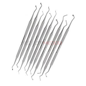 10 Uds cucharas de excavadora Dental instrumentos médicos restaurativos con extremos de 1mm a 2,5mm herramientas de llenado compuesto de doble cara - Product Image 5