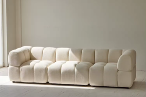 Ensemble de salon confortable <span class=keywords><strong>blanc</strong></span> sectionnel canapé modulaire décontracté loisirs canapé maison salon français Wohnzimmer canapé - Product Image 3