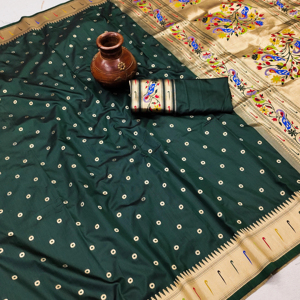 Sari de Pethani puro demasiado bonito y hermoso para la venta en línea - Product Image 1