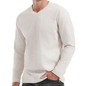 T-shirts pour hommes 100% coton Tissu tricoté de haute qualité avec logo personnalisé Service OEM Motif de lettres personnalisées en vente - Product Image 1