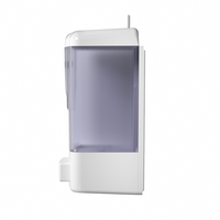 Dispenser Sabun Cair Manual Heaidea CD-1015, Terpasang di Dinding, Bahan ABS Transparan, Tipe Tetes, untuk Hotel, Dapat Didaur Ulang