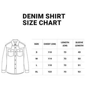 Chemise en jean classique pour homme à manches longues et coutures renforcées, conçue pour un confort quotidien - Product Image 6