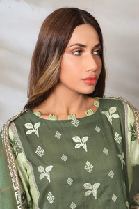 Salwar Kameez de 3 Piezas para Mujer, Estilo Preppy, Absorbente de Humedad, Bordado en Algodón, Materiales Reciclados, Protección Solar, Estilo Indio - Product Image 5