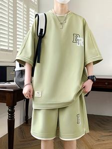 Ensemble T-shirt et short d'été pour homme, imprimé décontracté, short pour homme - Product Image 3