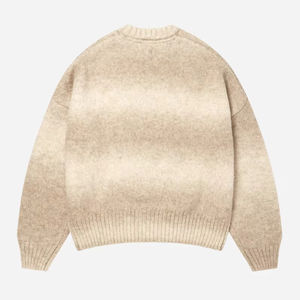 Suéteres de lana de punto Fabricante OEM Suéteres al por mayor personalizados Prendas de punto Proveedor de fábrica Ropa de invierno cálida y duradera - Product Image 3