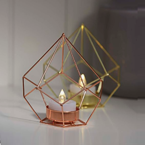 Bougeoirs en métal poli or bougeoir décoratif d'intérieur pour la maison accessoires de foudre bougeoir en métal - Product Image 3