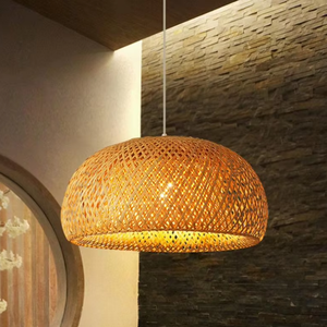 Pantalla de Bambú para Lámpara, la Más Vendida, Ligera, Clásica, para Interiores, Estilo Asiático, Cubiertas para Lámparas Colgantes, Hechas a Mano, Ecológicas, Color y Tamaño Personalizables - Product Image 4