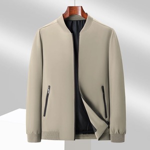 Chaqueta informal de negocios para hombre, otoño 2024, nuevo estilo, ajustada, transpirable, a la moda, con cuello levantado, abrigo para hombre, chaqueta de oficina para exteriores - Product Image 6