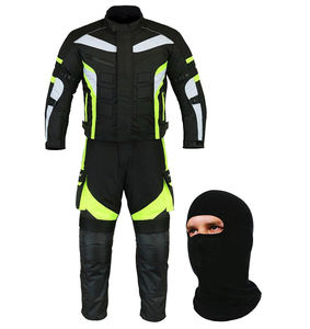 Custom <b>Motorcycle</b> Textile <b>Racing</b> Suit Cordura Jacket Reinforced with Aramid Fiber Genuine Leather Motorbike Jacket - Product Image 1