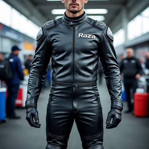 Traje de cuero de motocicleta de calidad superior con tamaño a medida y artesanía superior Ajuste personalizado para la comodidad del conductor - Product Image 5