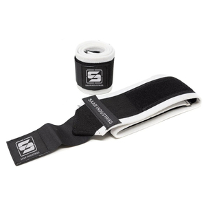 Custom Brand Logo Printed High Quality <b>Black</b> Wrist <b>Wrap</b> Summer Fitness Gym Lifting Equipment Weightlifting Training Tool - Product Image 1