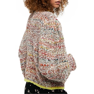 เสื้อคลุมคาร์ดิแกนผู้หญิงทรงยาวลำลอง ยี่ห้อ Free People รุ่น Walk on by Marled ไซส์กลาง ลายพิมพ์ - Product Image 2