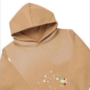 Chándal apilado cómodo y de moda para niños-Conjunto de pantalones y Sudadera con capucha de cintura alta para niños y niñas - Product Image 3