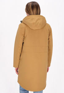 Venta caliente último logotipo personalizado Beige Mujer Única Parka Puffer chaqueta y acolchado burbuja abajo invierno abajo chaquetas para mujeres - Product Image 5