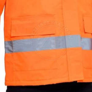 Veste de sécurité réfléchissante haute visibilité, respirante, avec logo personnalisé, conforme à la norme ANSI classe 1, imperméable, avec éclairage LED, fabriquée dans les meilleurs matériaux - Product Image 4