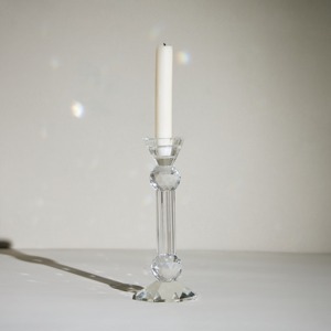 Vela de cristal artística, linterna de diseñador, luz decorativa hecha a mano, acento elegante para un ambiente festivo y acogedor - Product Image 4