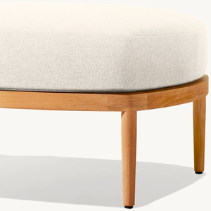 Hot <b>sale</b> furniture sofa ottoman made of <b>teak</b> <b>wood</b> with distinctive modern style <b>for</b> indoor or outdoor use - Product Image 5