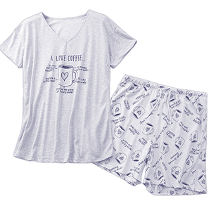 Fabricant de vêtements de détente deux-pièces personnalisés Ensemble de pyjama en coton pour femmes OEM Vêtements de nuit grande taille avec style de confort modal optimal - Product Image 2