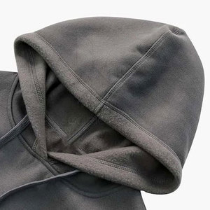 Nouveau style 2025 – Sweats à capuche courts pour femmes de haute qualité, tricotés, anti-boulochage, avec impression de logo personnalisé, OEM ODM, streetwear décontracté d'hiver - Product Image 5