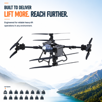 Système de drone cargo haute performance AURA avec conception pliable pour une utilisation agricole et une productivité élevée