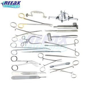 REEAX ENTERPRISES Juego de instrumentos quirúrgicos de uso hospitalario de alta calidad Juego de cirugía básica de 14 - Product Image 3