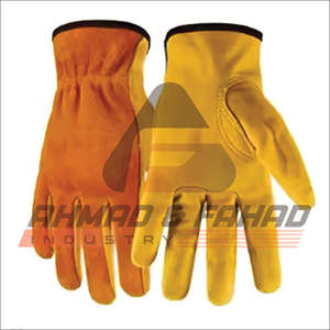 Gants de travail en cuir fendu de haute qualité - Product Image 6