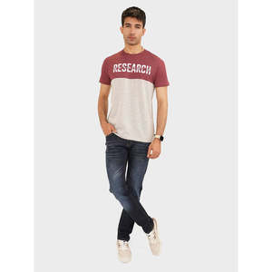 เสื้อยืด GITANO รุ่นพื้นฐาน ผ้าฝ้าย 100% ผสมใยไผ่ คอกลม ทรงเข้ารูป ดีไซน์แบบแห้งเร็วและกระชับตัว ผ้าวาฟเฟิลเจอร์ซีย์ - Product Image 1