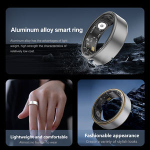 Anello Smart 2025 con Sensore di Ossigeno nel Sangue, Fotografia Gestuale, Monitoraggio Frequenza Cardiaca e Sonno, Impermeabile IP68 5ATM, Anello per Coppie - Product Image 3