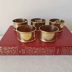 Ronds de serviette en rotin Décor de table en osier Ronds de serviette élégants pour une expérience culinaire élégante - Product Image 6