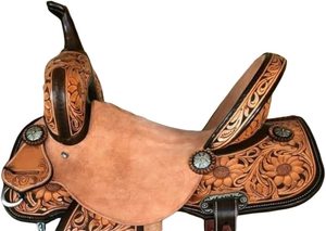 Prix d'usine 100% Selle de cheval anglaise occidentale en cuir durable pour l'équitation Sports de plein air - Product Image 4