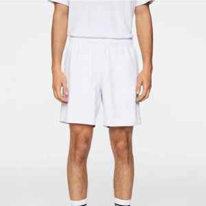 Shorts cargo d'été pour hommes imprimés sur mesure, taille élastique, longueur genou, en molleton de coton 100% polyester, méthode de tissage tricotée - Product Image 1