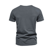 T-shirt décontracté pour homme, nouveau style, 100% coton toile 220g, manches courtes, coupe classique, respirant, séchage rapide, haute qualité, personnalisable sur le devant